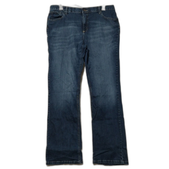 Merona Denim - ✨️4 For $20✨️  18R blue denim dark wash jeans straight Cute Pockets Classic